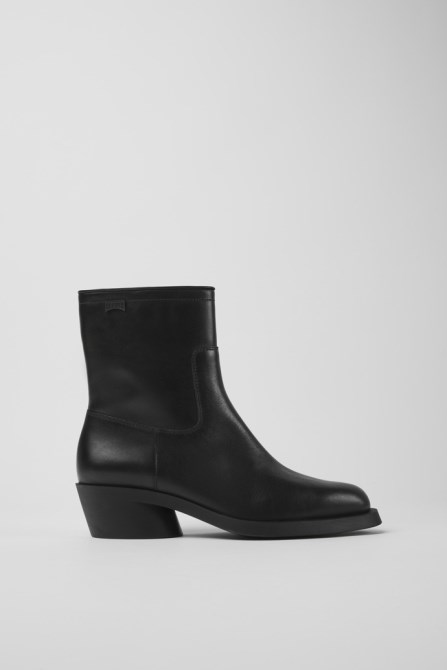 Bonnie Black Leather Boots For Women Camper New Arrivals