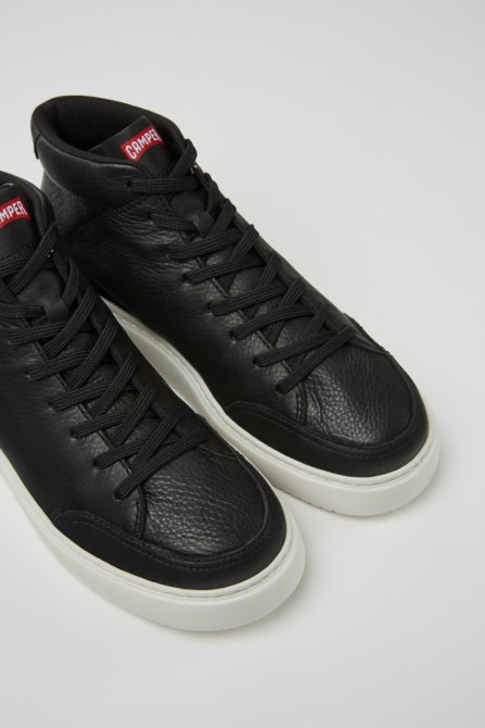 Runner K21 Black Leather Sneakers For Women Exclusive Camper