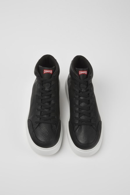 Runner K21 Black Leather Sneakers For Women Exclusive Camper