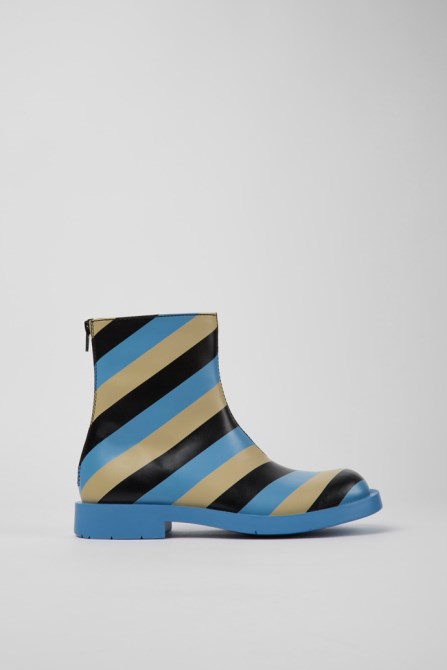 Mil 1978 Multicolored Leather Ankle Boots For Women Exclusive Camper