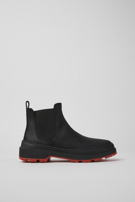 Camper Brutus Trek Michelin Black Nubuck Ankle Boots For Women New Arrivals