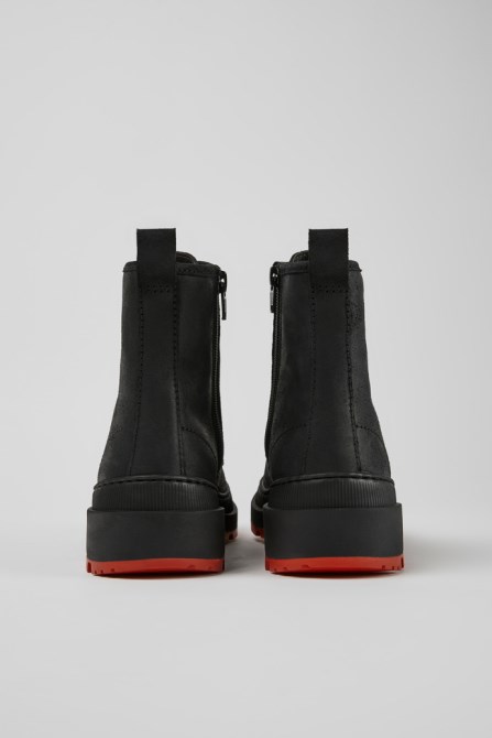 Brutus Trek Michelin Black Nubuck Ankle Boots For Women Exclusive Camper
