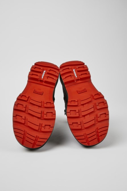 Brutus Trek Michelin Black Nubuck Ankle Boots For Women Exclusive Camper