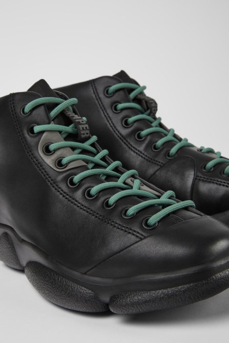 Exclusive Camper Karst Black Leather Sneakers For Women