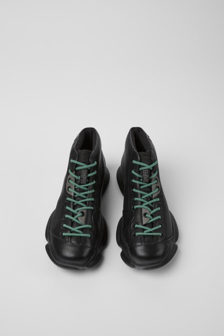 Exclusive Camper Karst Black Leather Sneakers For Women