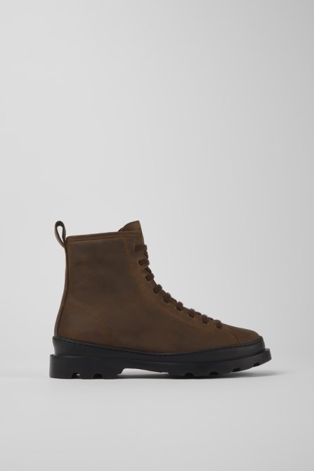 Brutus Brown Medium Lace Boot For Women Camper New Arrivals