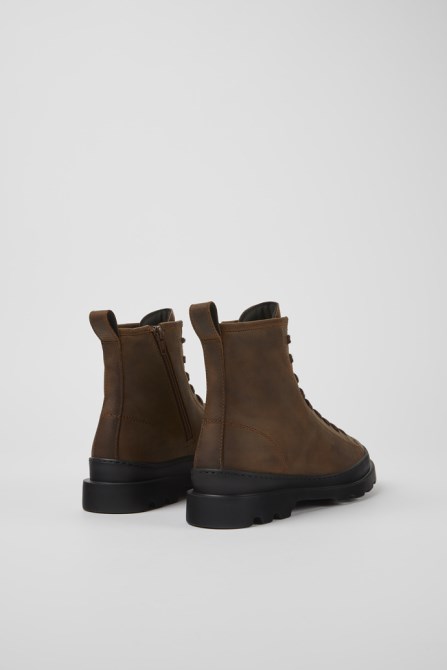 Brutus Brown Medium Lace Boot For Women Camper New Arrivals
