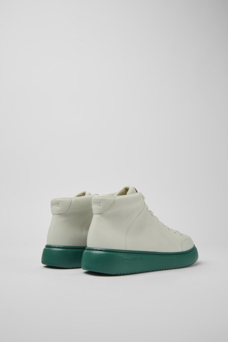 Runner K21 White Non-Dyed Leather Sneakers For Women Exclusive Camper