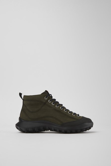 Crclr Gore-Tex Green Nubuck And Textile Sneakers For Women Exclusive Camper