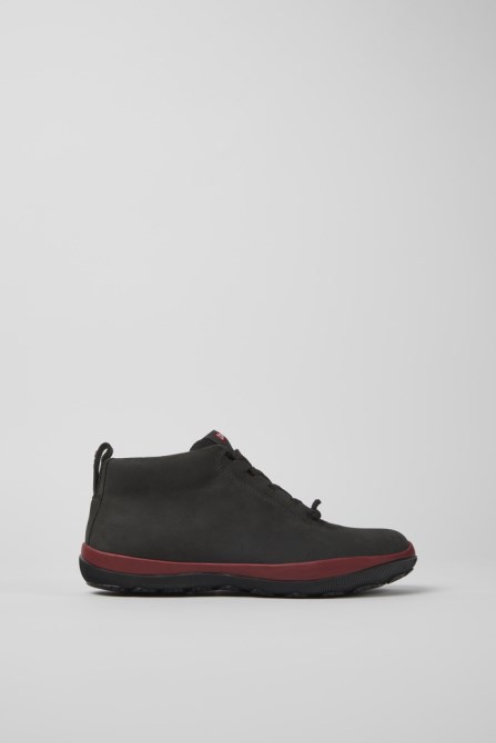 Exclusive Camper Peu Pista Gore-Tex Gray And Black Leather Sneakers For Women