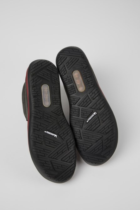 Exclusive Camper Peu Pista Gore-Tex Gray And Black Leather Sneakers For Women