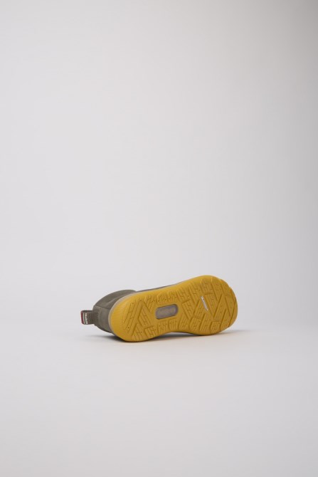Camper Design Peu Pista Gore-Tex Brown Gray Leather Sneakers For Women