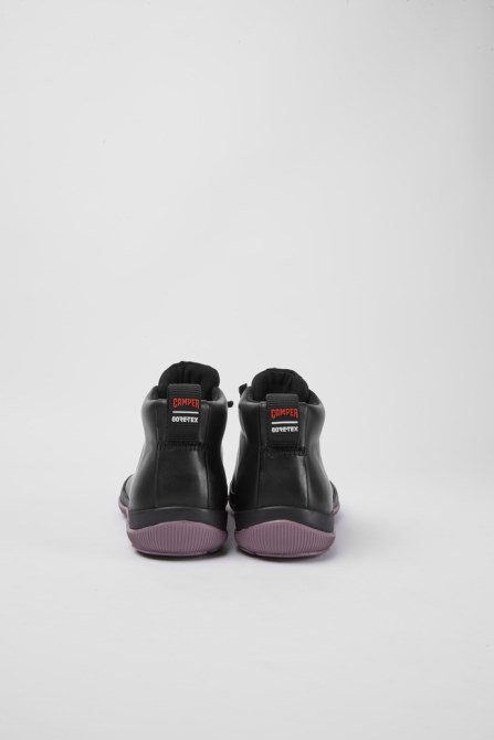Camper Peu Pista Gore-Tex Black Leather Shoes For Women New Arrivals