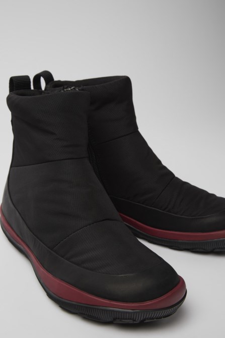 Peu Pista Gore-Tex Black Recycled Pet And Leather Boots For Women Camper New Arrivals