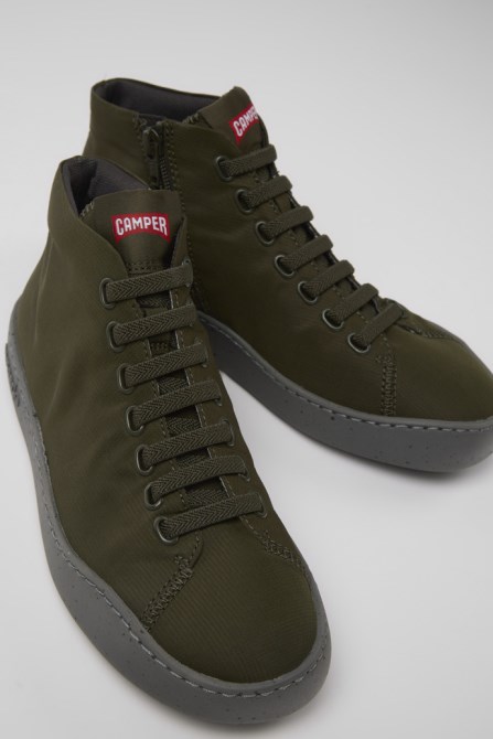 Camper Peu Touring Green Recycled Pet Sneakers For Women New Arrivals