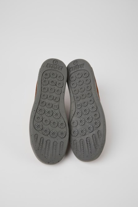 Camper Peu Touring Brown And Black Recycled Wool Sneakers For Women New Arrivals