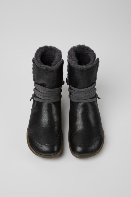 Peu Dark Grey Mid Boot For Women Camper New Arrivals
