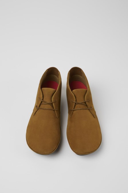 Camper Right Brown Nubuck Shoes For Women New Arrivals