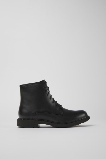 Neuman Women's Smart Black Lace Up Ankle Boot Exclusive Camper