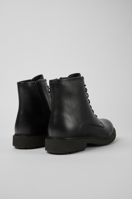 Neuman Women's Smart Black Lace Up Ankle Boot Exclusive Camper