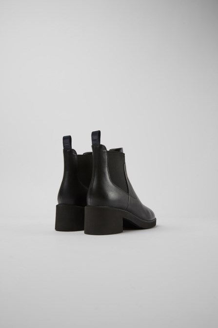 Wonder Black And Blue Leather Ankle Boots For Women Exclusive Camper