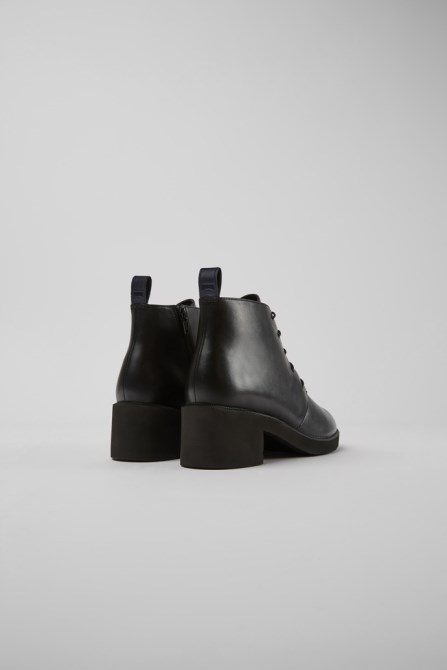 Design Wonder Black Ankle Boots For Women Camper