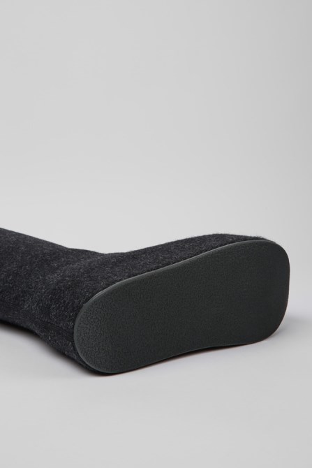 Exclusive Camper Ottolinger Dark Gray Wool High Boots For Women