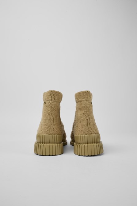 Exclusive Camper Pix Beige Ankle Boots For Women