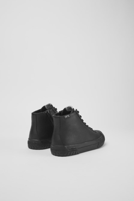 Camper Design Camaleon Black Leather Boots For Women