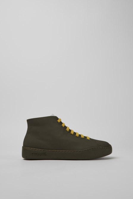 Peu Touring Green Textile Ankle Boots Exclusive Camper