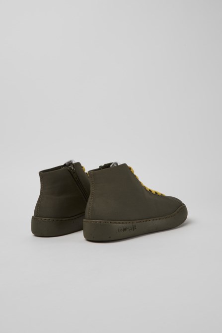 Peu Touring Green Textile Ankle Boots Exclusive Camper