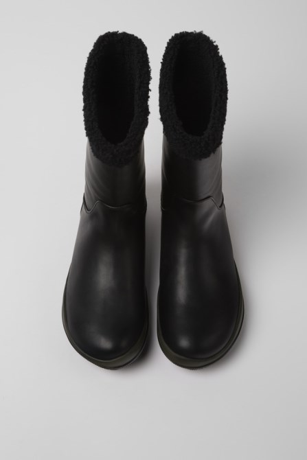 Exclusive Camper Peu Pista Gore-Tex Black Leather Boots For Women