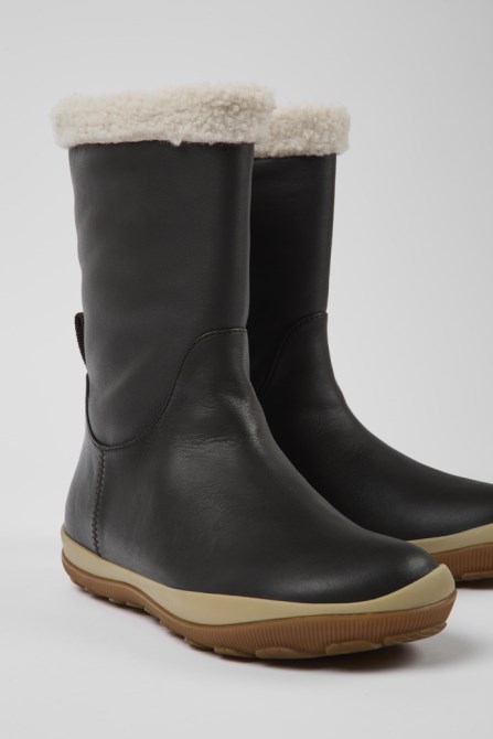 Peu Pista Gore-Tex Brown Leather Boots For Women Exclusive Camper