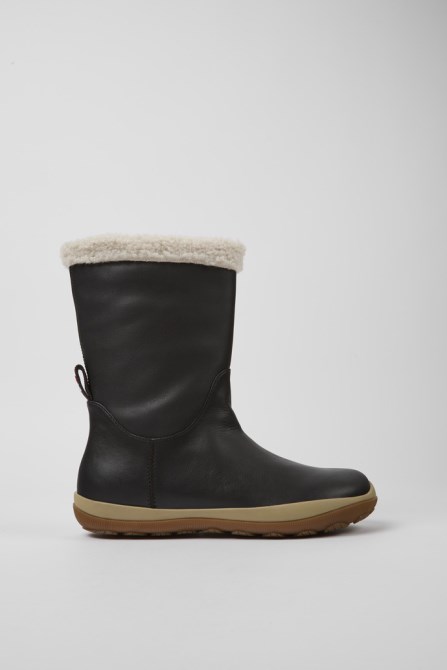 Peu Pista Gore-Tex Brown Leather Boots For Women Exclusive Camper
