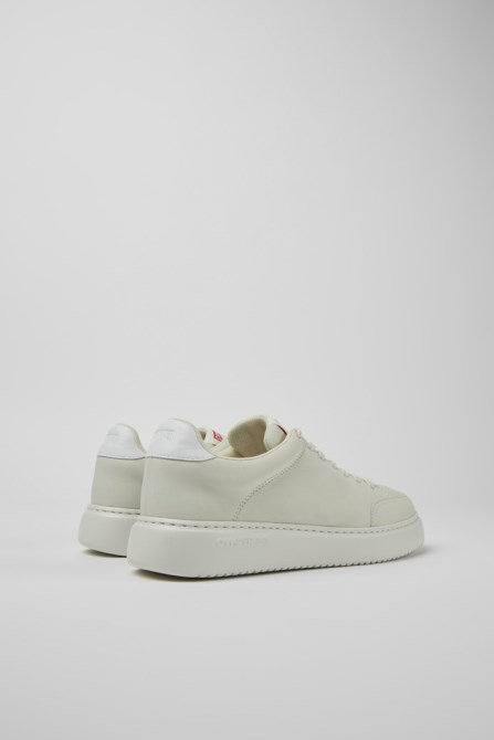 Design Runner K21 White Non-Dyed Leather Sneakers For Women Camper