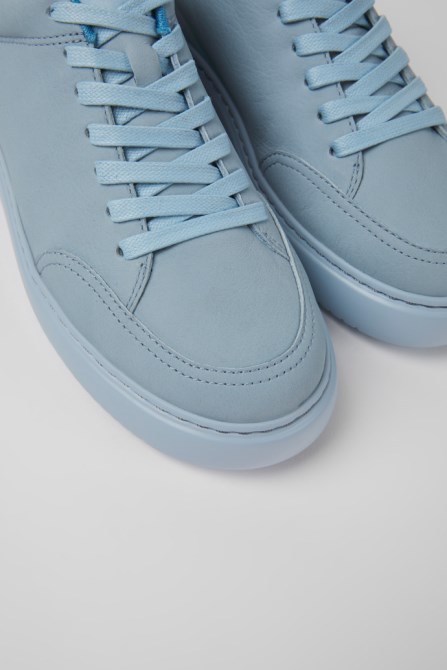 Camper Design Runner K21 Blue Leather Sneakers For Women