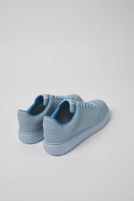 Camper Design Runner K21 Blue Leather Sneakers For Women