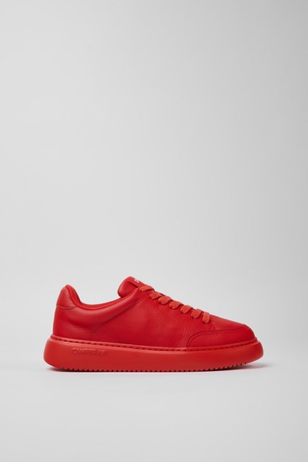 Exclusive Camper Runner K21 Red Leather Sneakers For Women