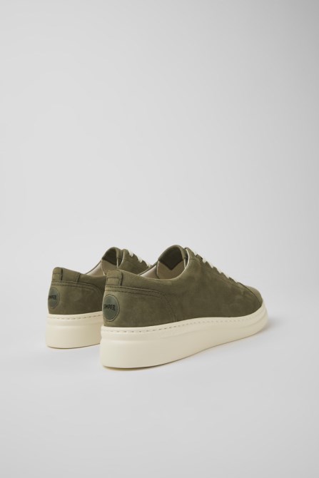 Exclusive Camper Runner Up Green Nubuck Sneakers For Women