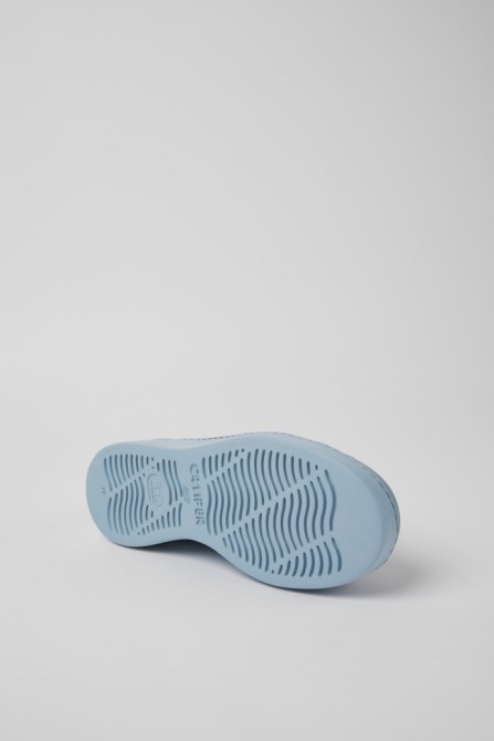 Runner Up Blue Leather Sneakers For Women Camper New Arrivals