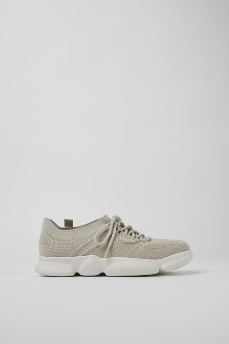 Design Karst Gray Textile Sneakers For Women Camper