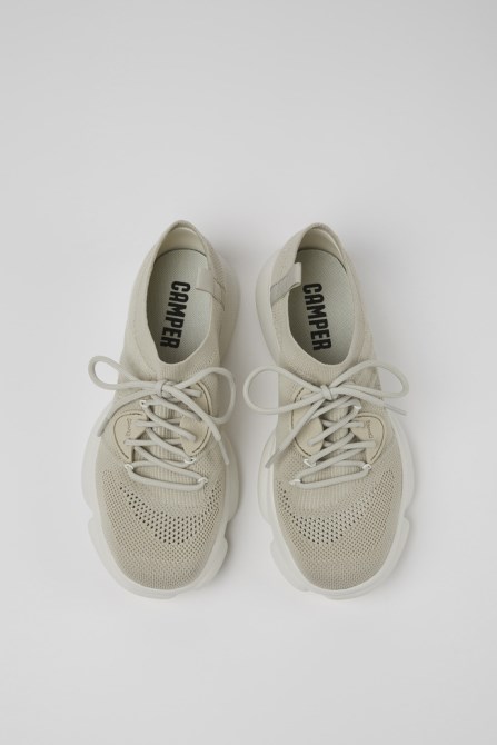 Design Karst Gray Textile Sneakers For Women Camper