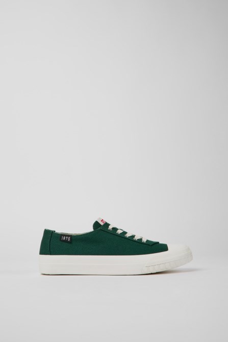 Camper Design Camaleon Green Recycled Cotton Sneakers For Women