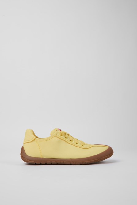 Design Path Yellow Textile Sneakers For Women Camper