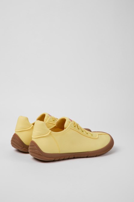 Design Path Yellow Textile Sneakers For Women Camper