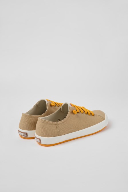 Exclusive Camper Peu Rambla Beige Textile Sneakers For Women