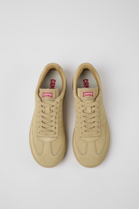 Camper Design Pelotas Xlite Beige Nubuck Sneakers For Women