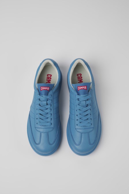 Pelotas Xlite Blue Leather Sneakers For Women Camper New Arrivals