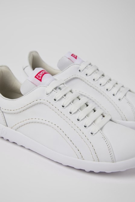Exclusive Camper Pelotas Xlite White Leather Sneakers For Women