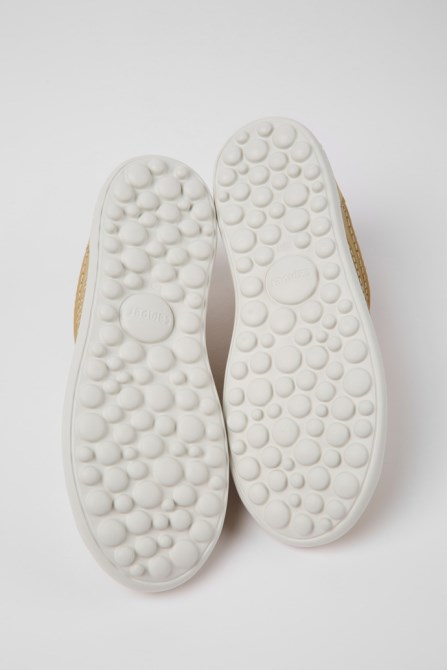 Exclusive Camper Pelotas Xlite Beige Leather Sneakers For Women